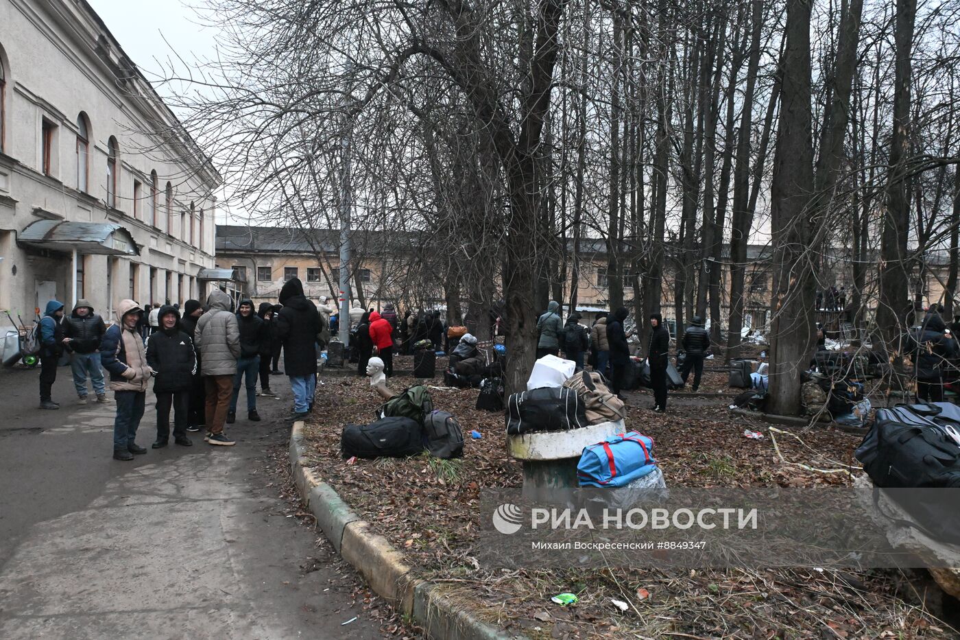 Пожар в административном здании в Москве