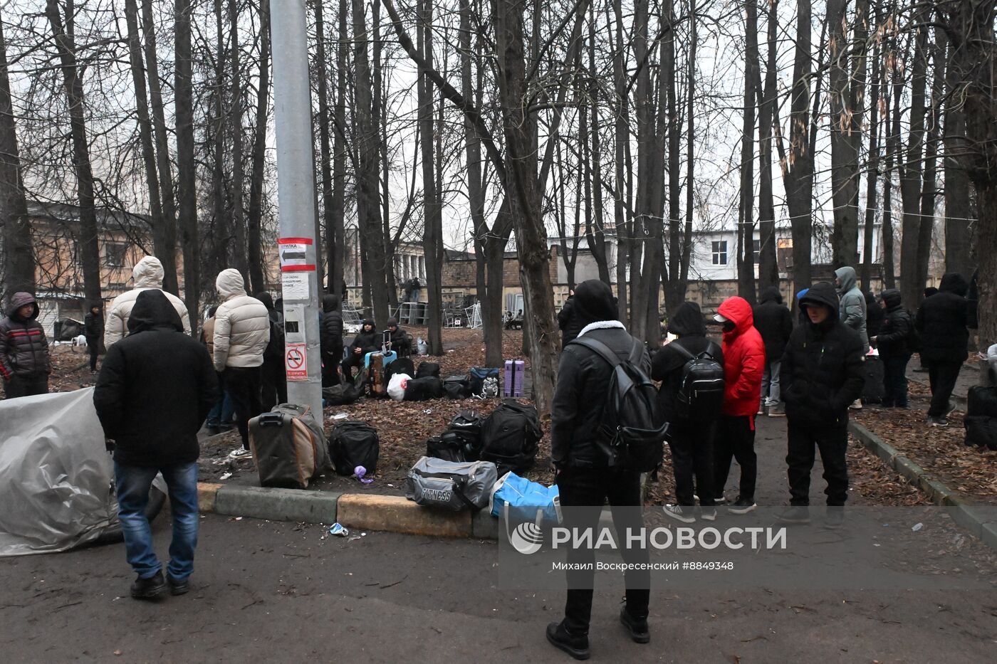 Пожар в административном здании в Москве