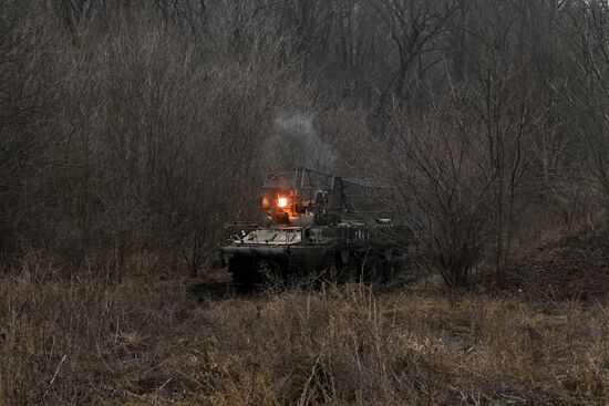 Боевая подготовка 15-й отдельной гвардейской мотострелковой Александрийской бригады в ДНР