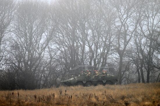 Боевая подготовка 15-й отдельной гвардейской мотострелковой Александрийской бригады в ДНР