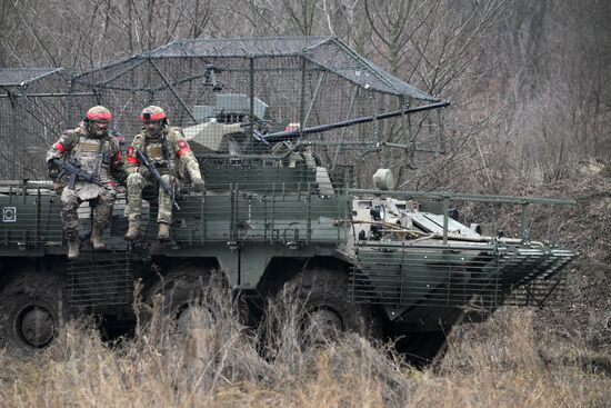 Боевая подготовка 15-й отдельной гвардейской мотострелковой Александрийской бригады в ДНР