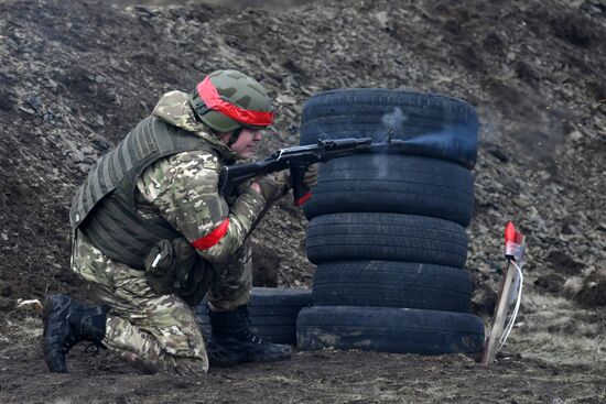 Боевая подготовка 15-й отдельной гвардейской мотострелковой Александрийской бригады в ДНР