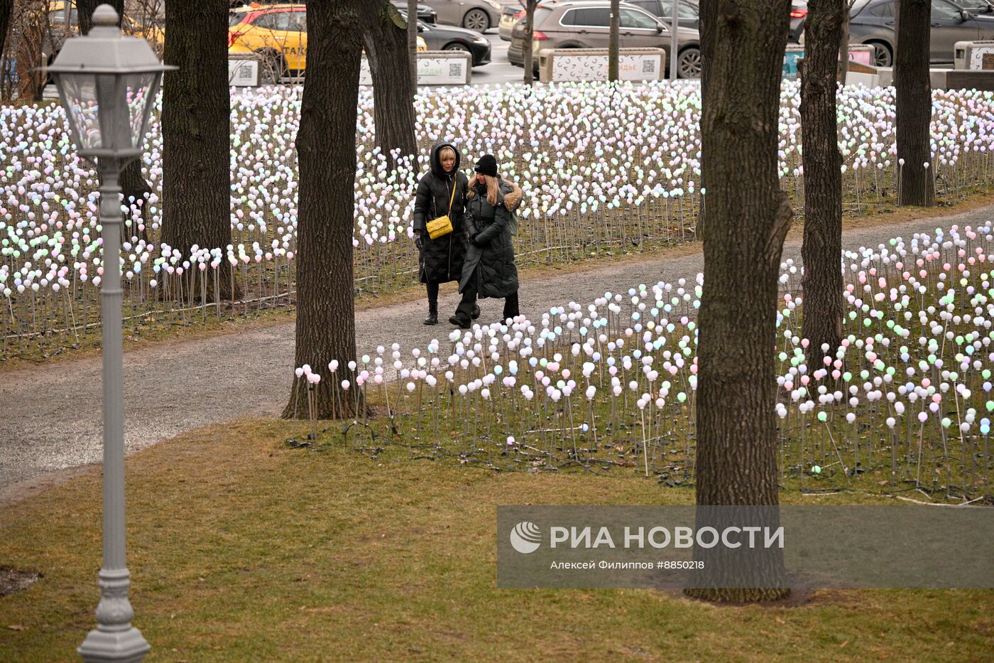 Теплая погода в Москве