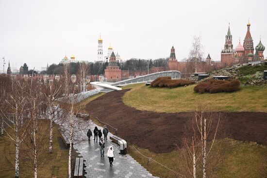 Теплая погода в Москве