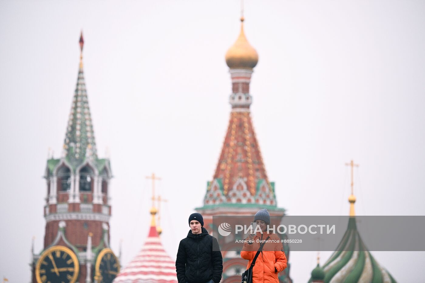 Теплая погода в Москве