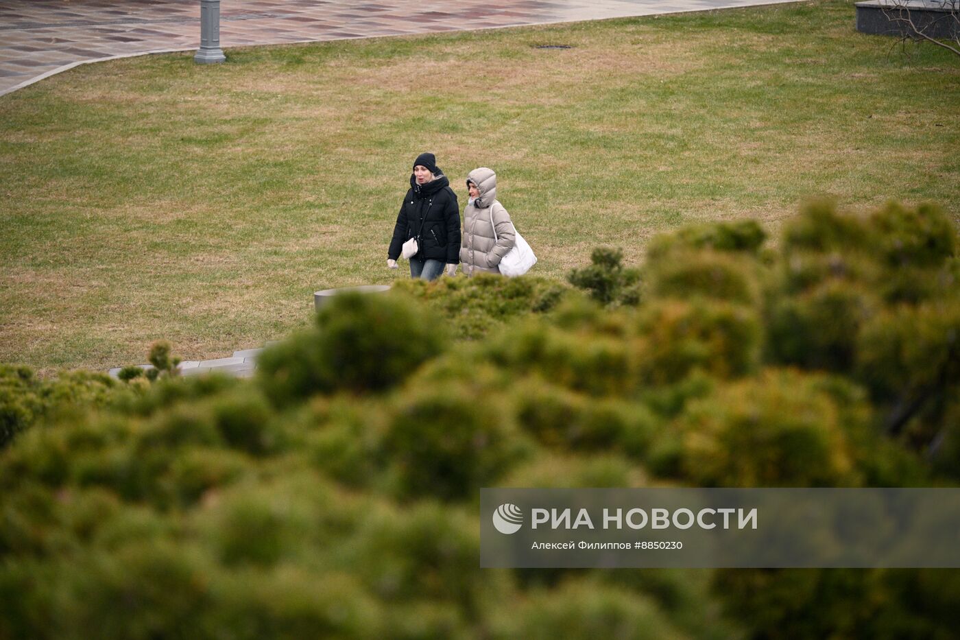 Теплая погода в Москве