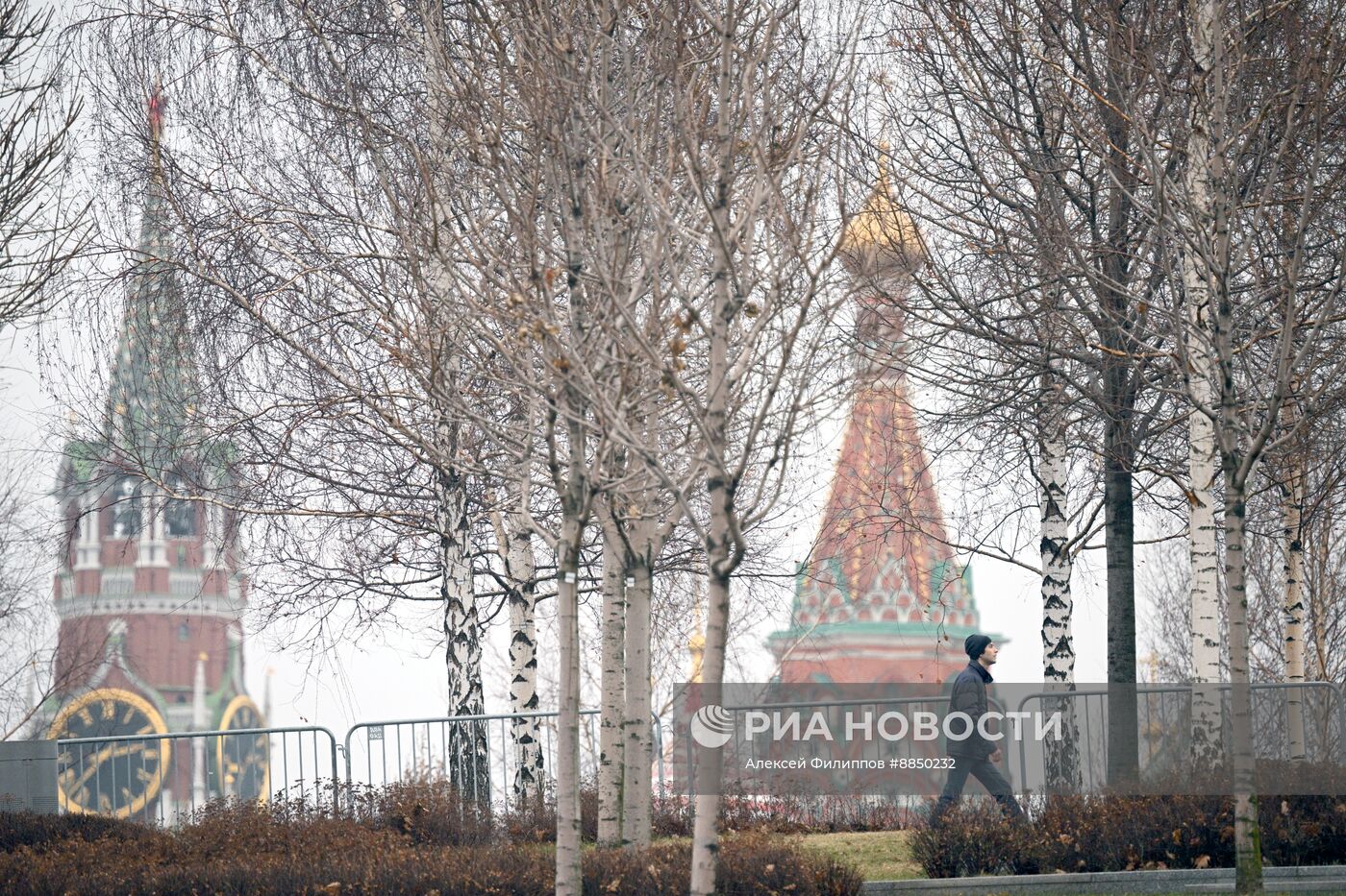 Теплая погода в Москве