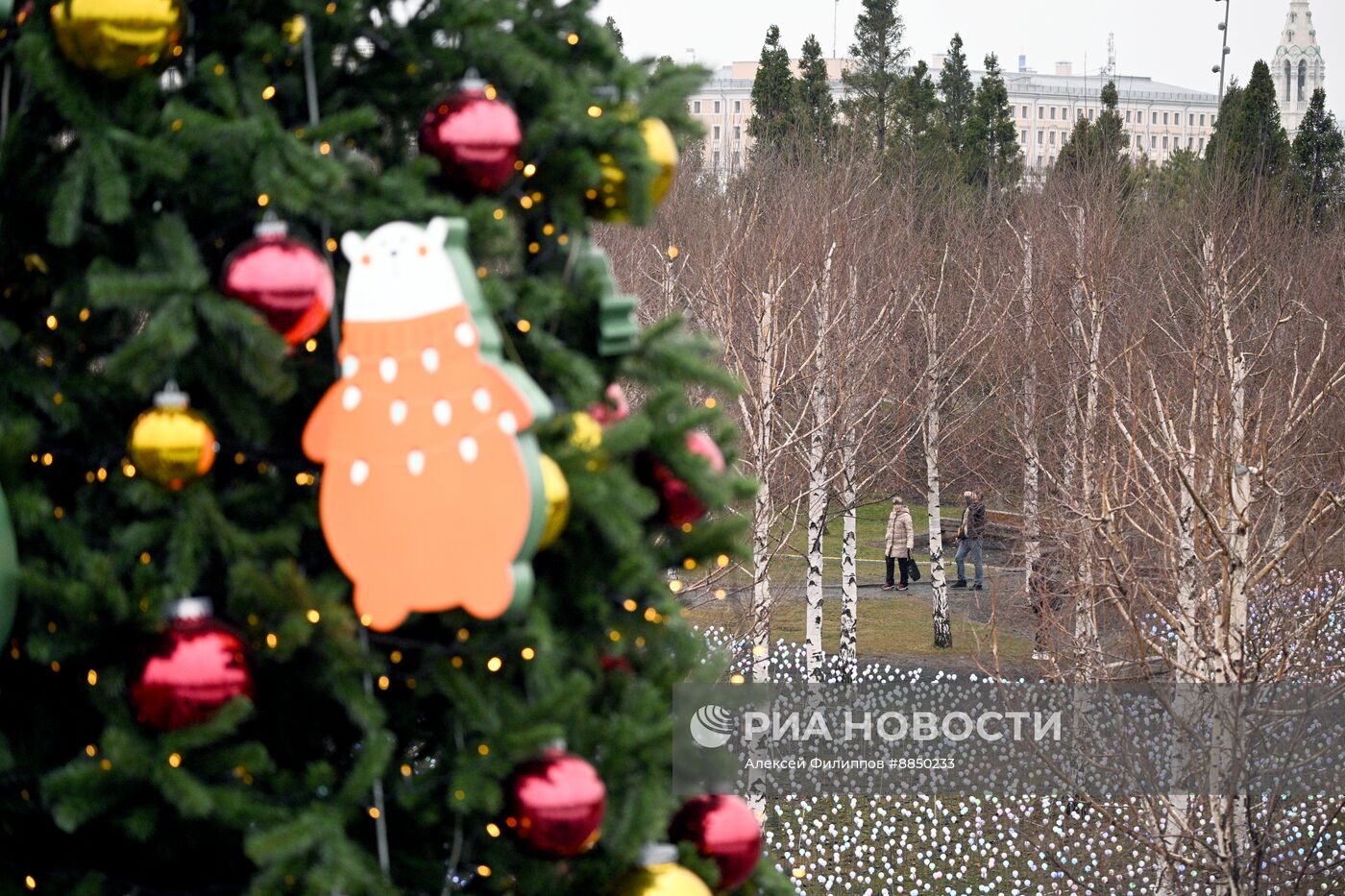 Теплая погода в Москве