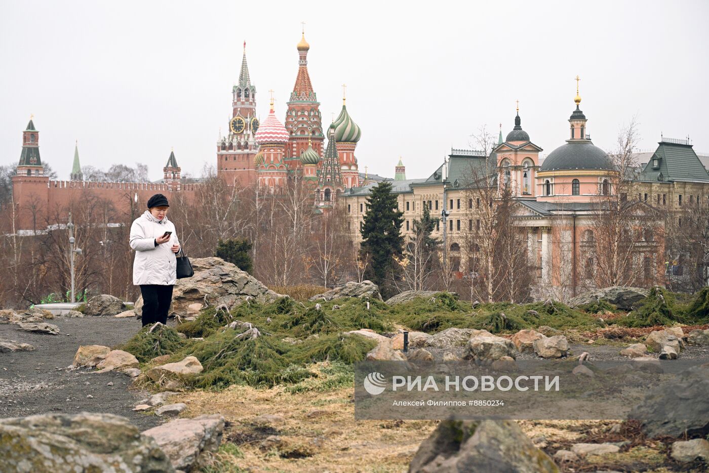 Теплая погода в Москве