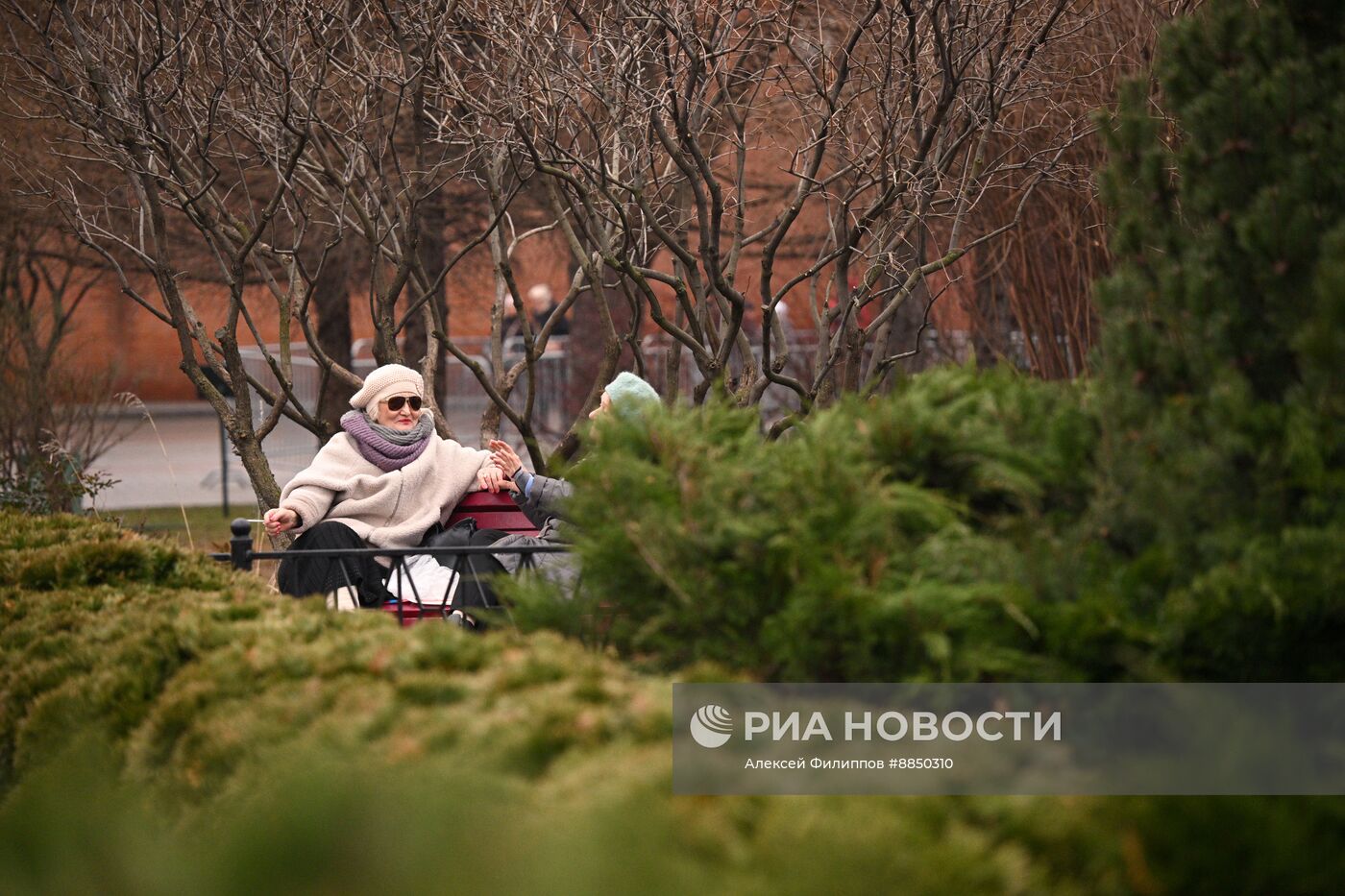 Теплая погода в Москве