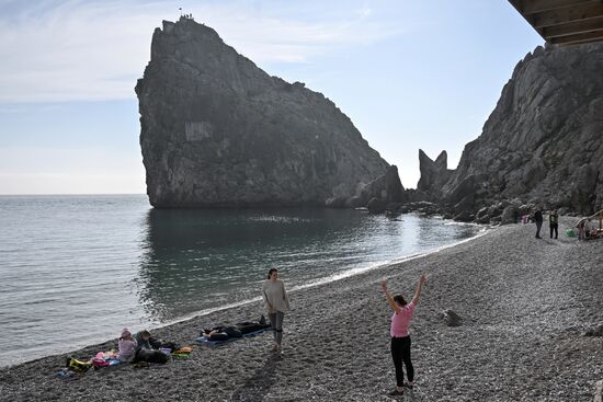 Теплая погода в Крыму