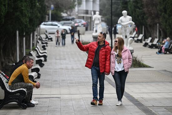 Теплая погода в Крыму