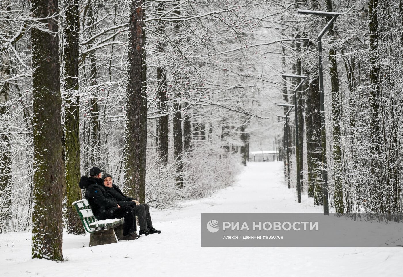 Горожане отдыхают в парке "Сосновка" в Санкт-Петербурге