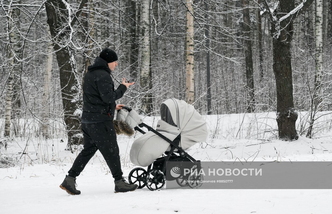 Горожане отдыхают в парке "Сосновка" в Санкт-Петербурге