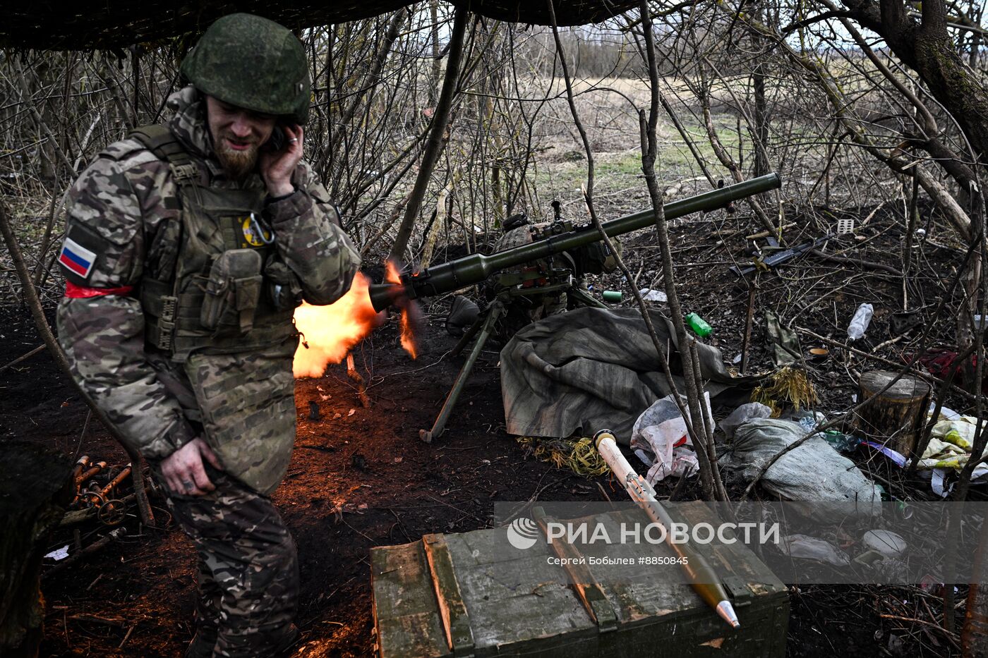 Работа батальонной тактической группы "Каштана" спецназа "Ахмат" в Курской области