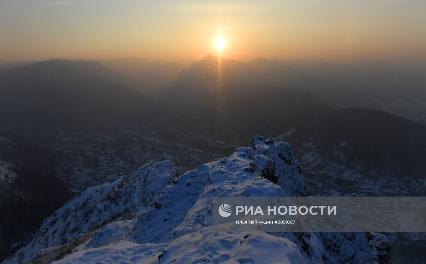 В Красноярске введен режим "черного неба"