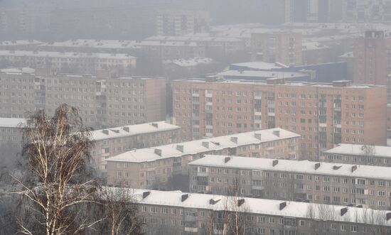 В Красноярске введен режим "черного неба"