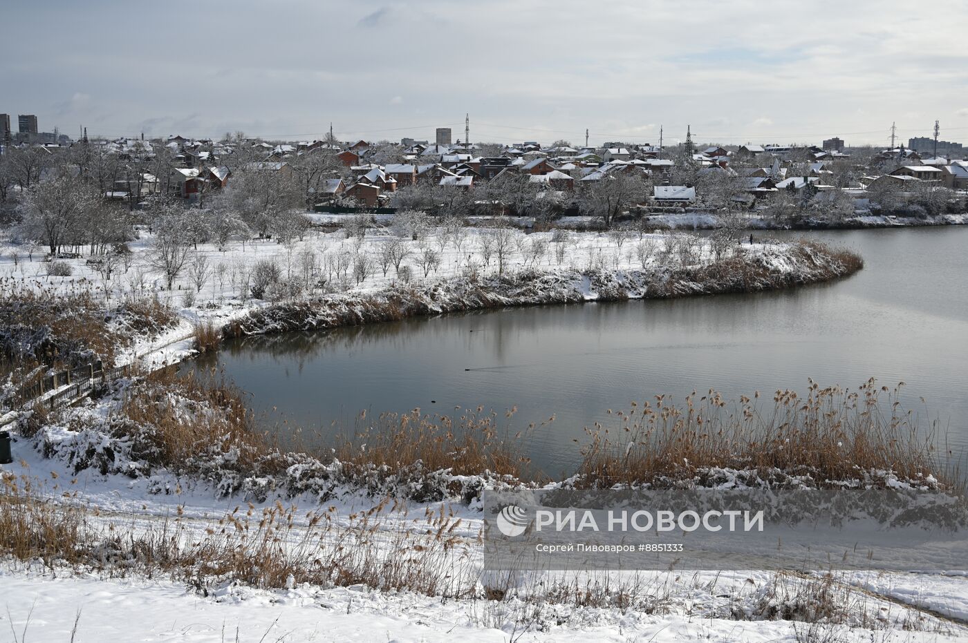 Последствия снегопада в Ростове-на-Дону