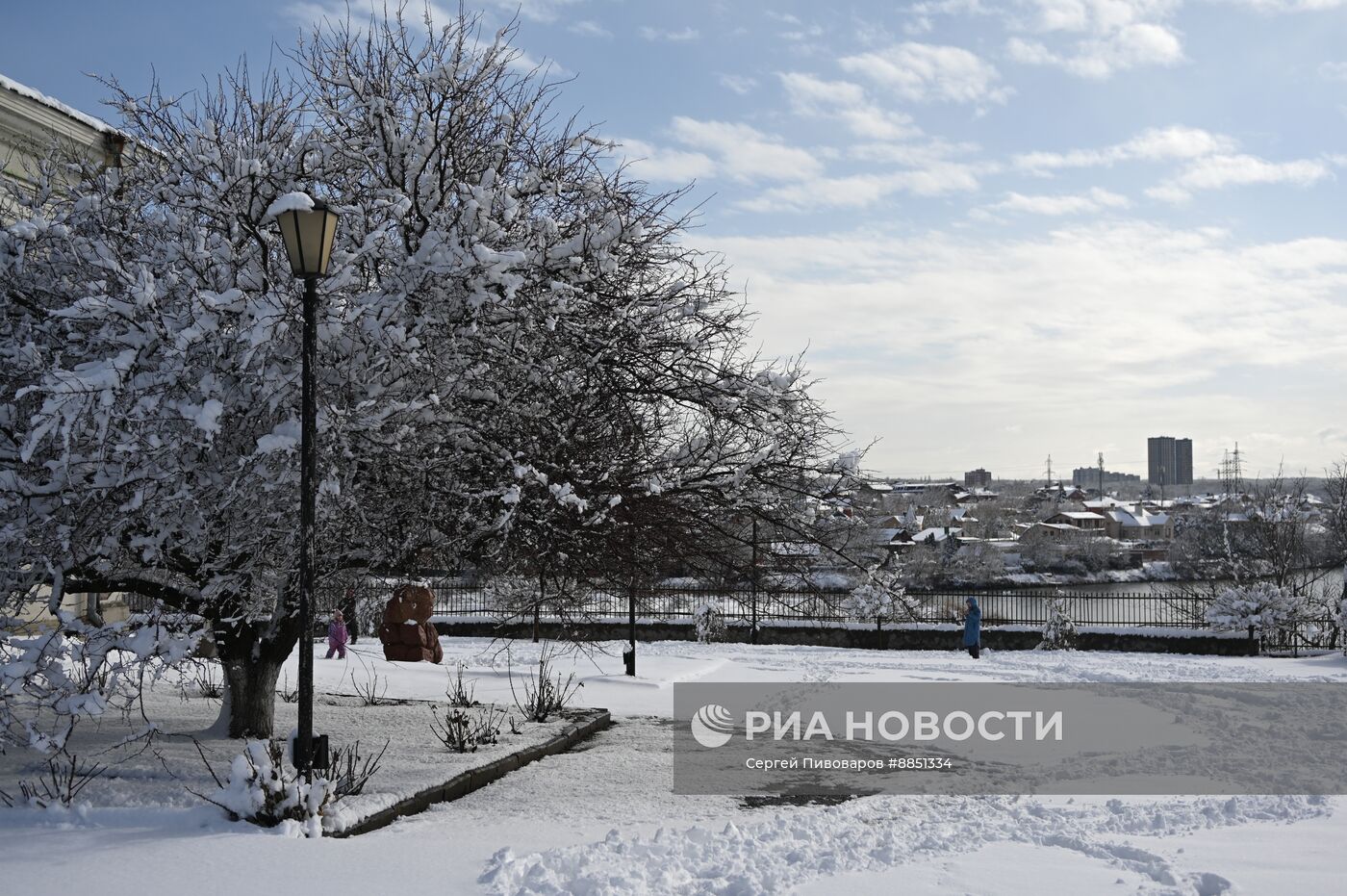 Последствия снегопада в Ростове-на-Дону