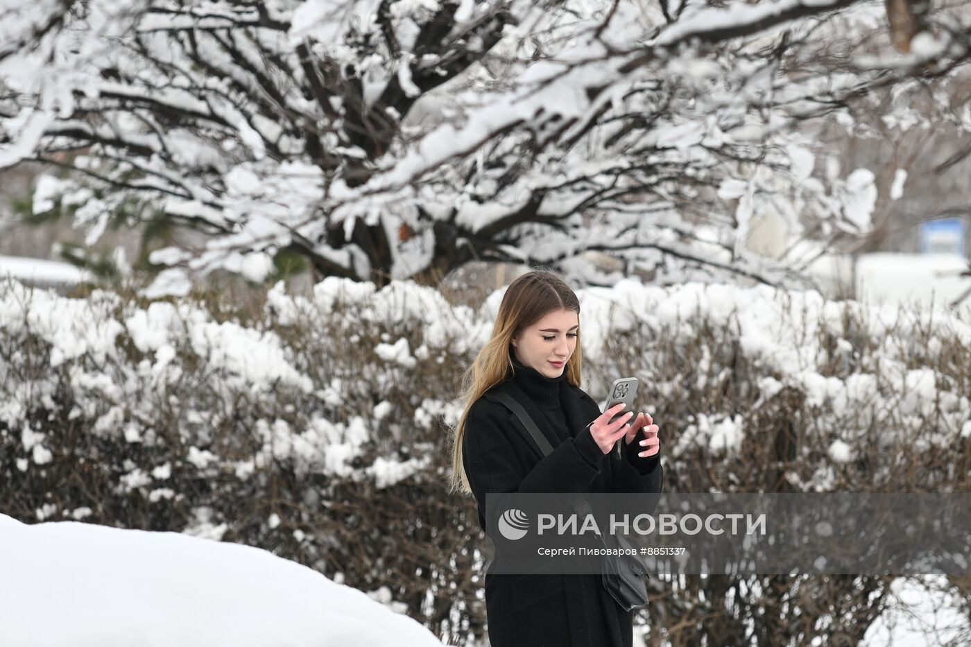 Последствия снегопада в Ростове-на-Дону