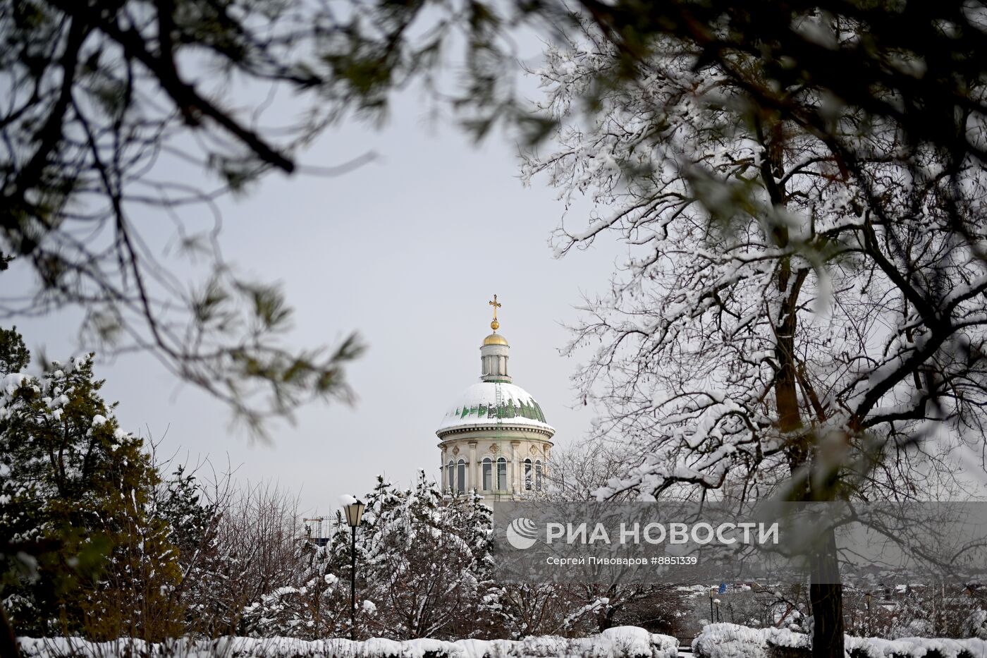 Последствия снегопада в Ростове-на-Дону