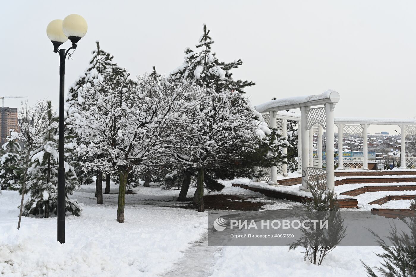 Последствия снегопада в Ростове-на-Дону