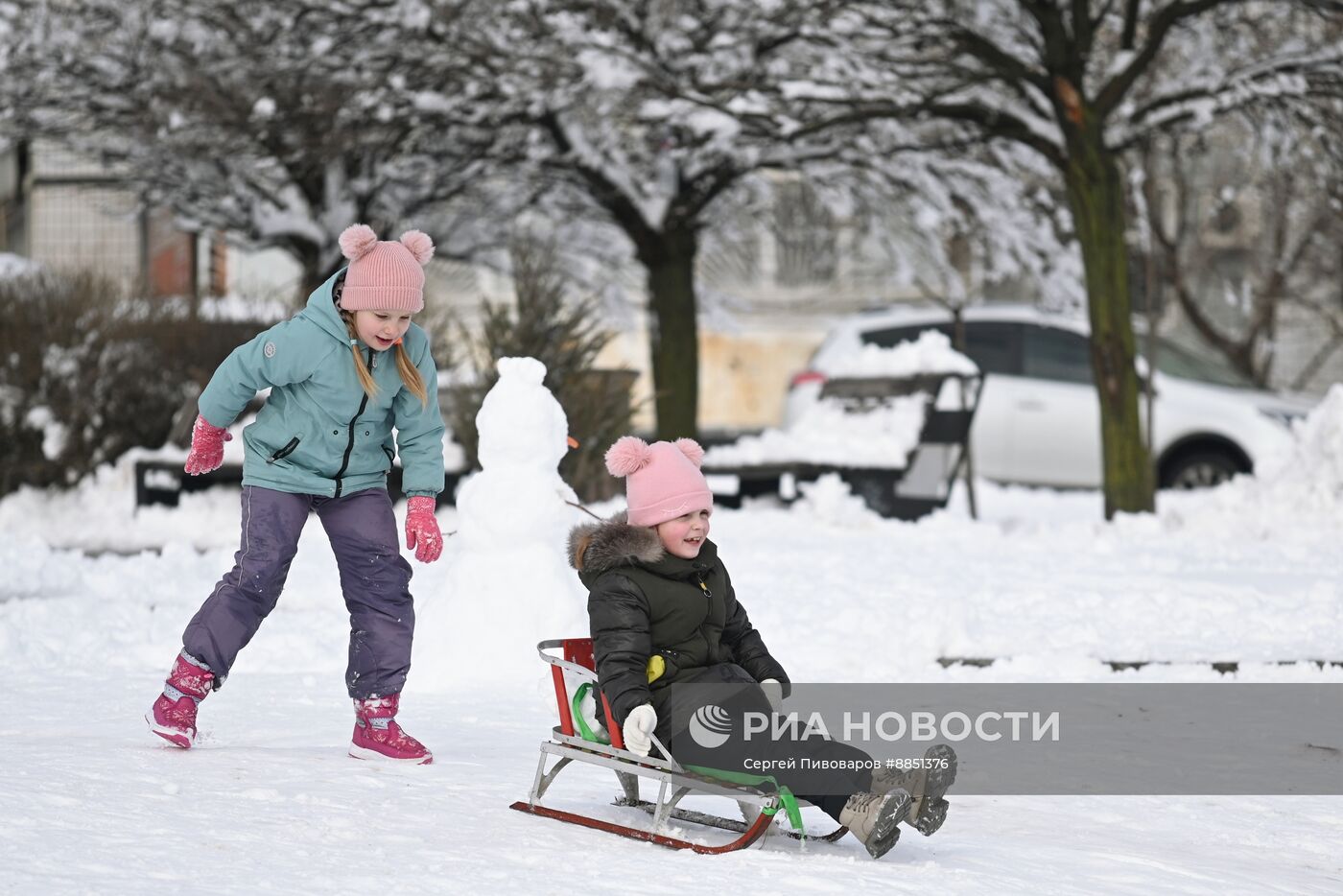 Последствия снегопада в Ростове-на-Дону