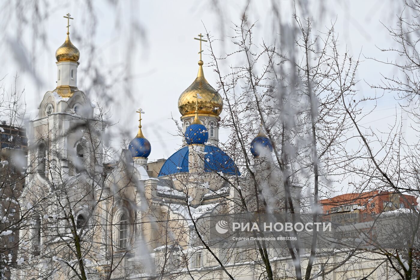 Последствия снегопада в Ростове-на-Дону