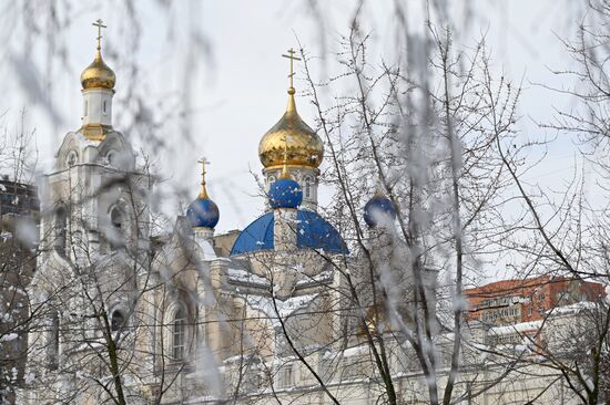 Последствия снегопада в Ростове-на-Дону