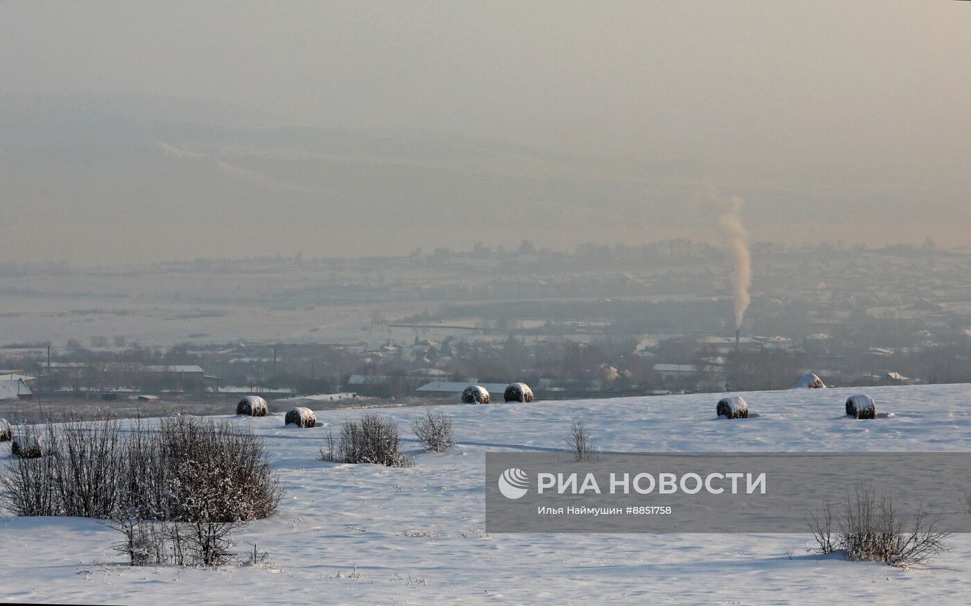 В Красноярском крае введен режим "черного неба"