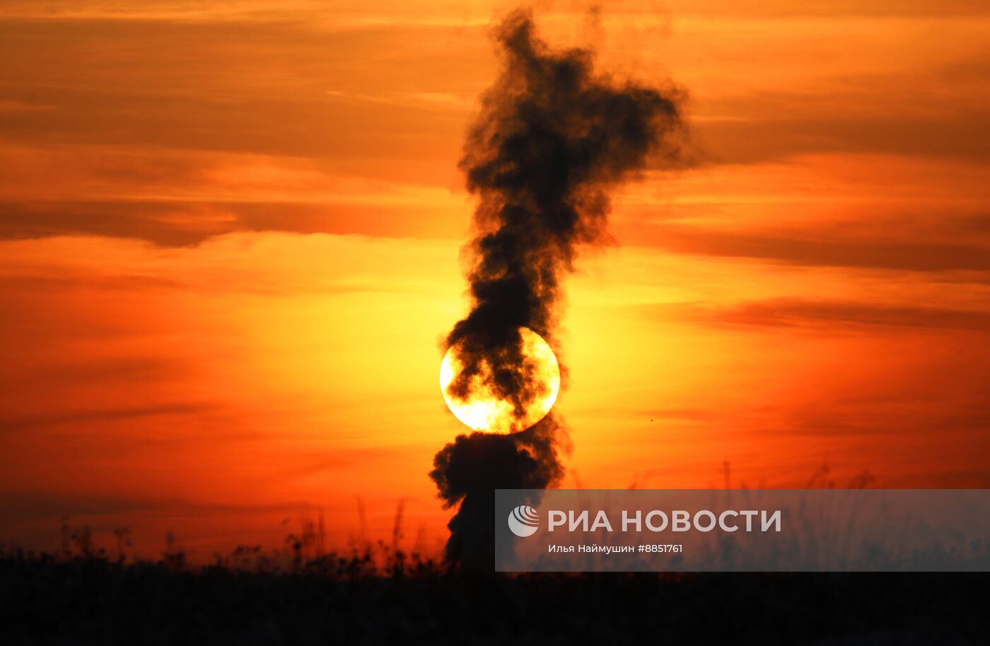 В Красноярском крае введен режим "черного неба"