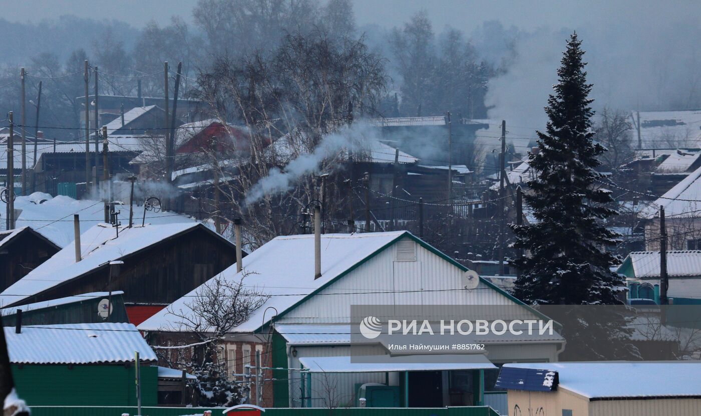 В Красноярском крае введен режим "черного неба"