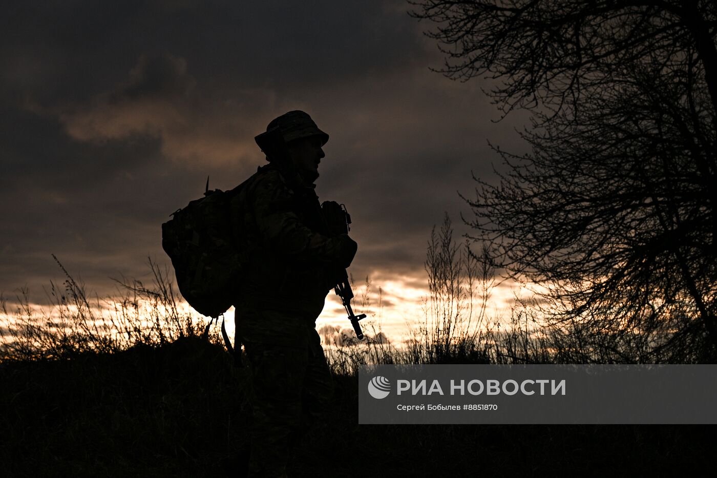 Работа расчета батальонной тактической группы (БТГР) "Каштана" спецназа "Ахмат"