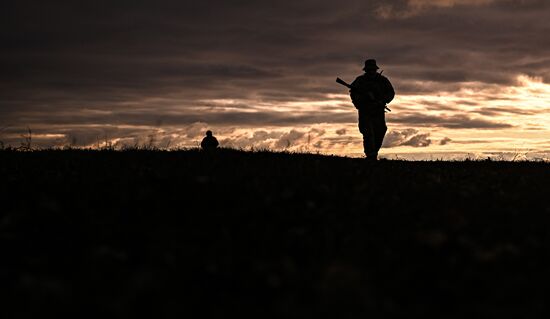 Спецназ "Ахмат в селе Русское Поречное Курской области