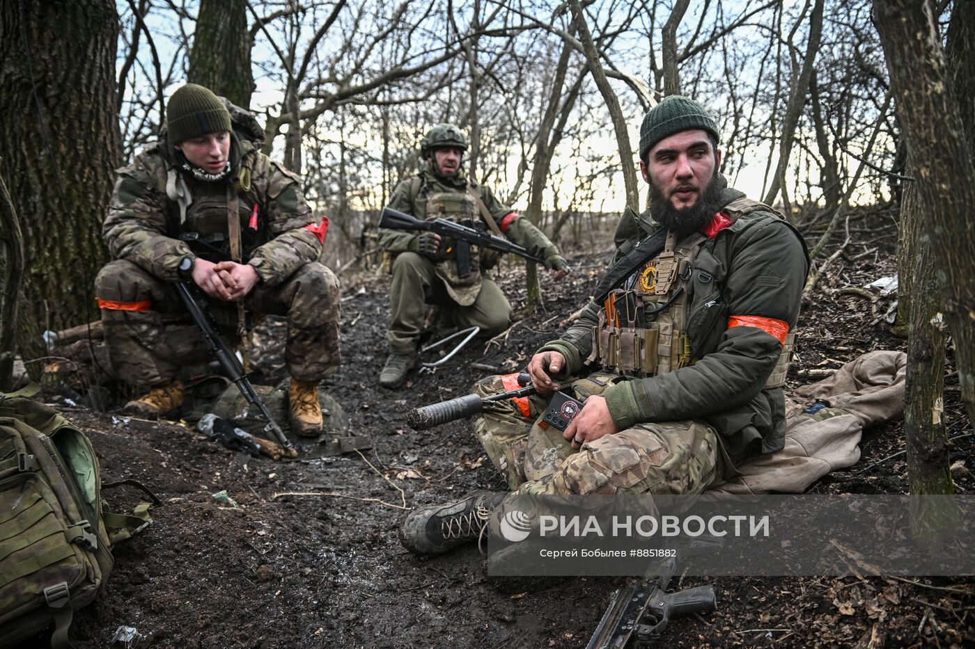 Работа расчета батальонной тактической группы (БТГР) "Каштана" спецназа "Ахмат"