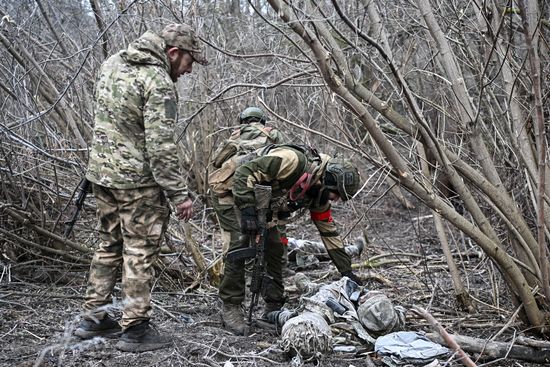 Работа расчета батальонной тактической группы (БТГР) "Каштана" спецназа "Ахмат"