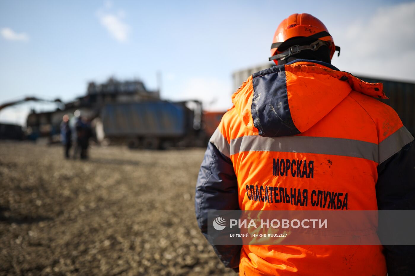 Демонтаж танкера "Волгонефть-239" в Краснодарском крае