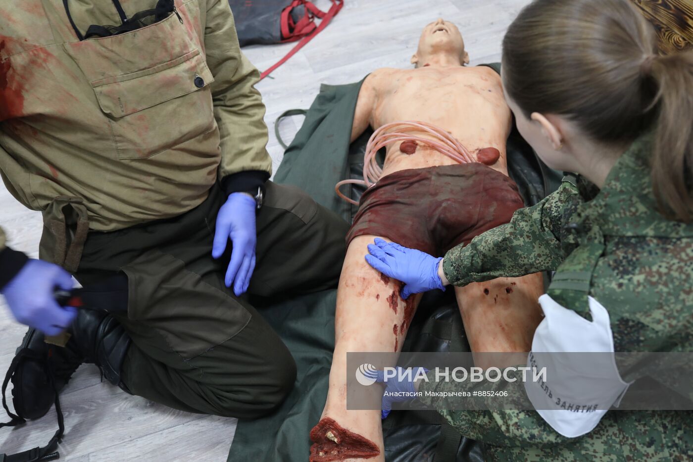Занятия по боевой подготовке саперов инженерного полка 
