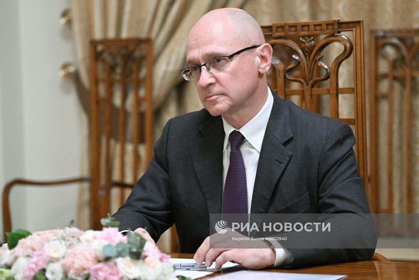 Рабочая поездка политического деятеля Абхазии Б. Гунбы в Москву