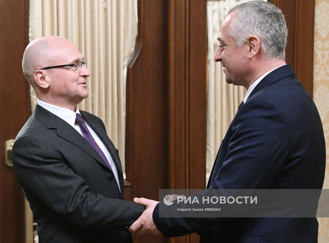 Рабочая поездка политического деятеля Абхазии Б. Гунбы в Москву