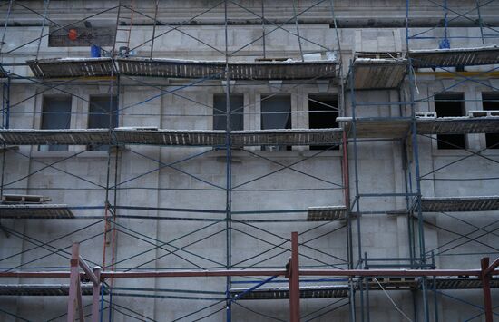 Восстановление драматического театра в Мариуполе