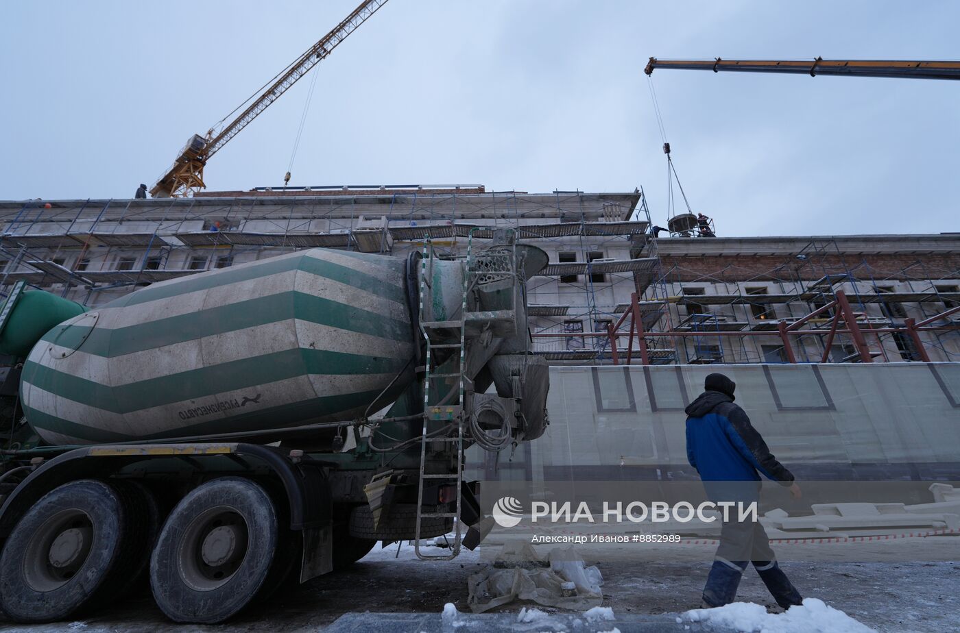 Восстановление драматического театра в Мариуполе