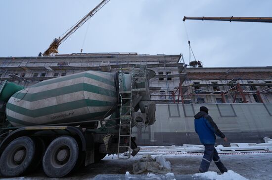 Восстановление драматического театра в Мариуполе