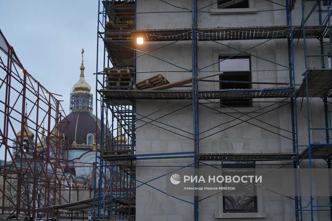 Восстановление драматического театра в Мариуполе