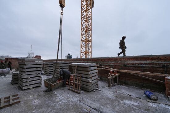 Восстановление драматического театра в Мариуполе