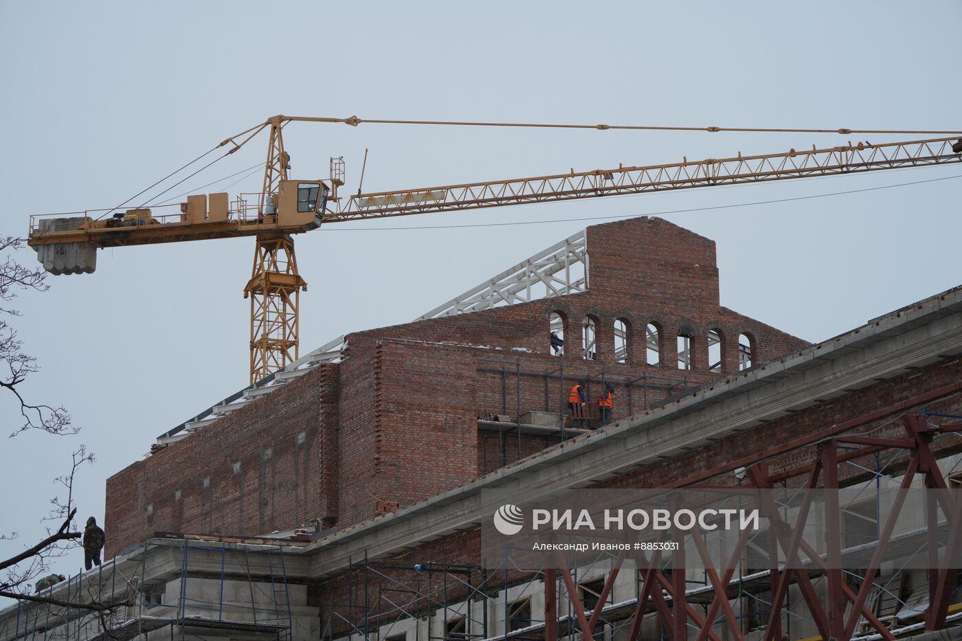 Восстановление драматического театра в Мариуполе