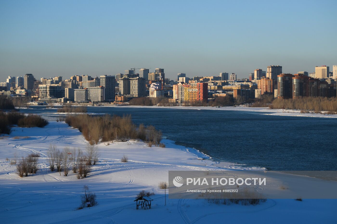 Зима в Новосибирске 