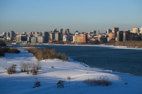 Зима в Новосибирске 