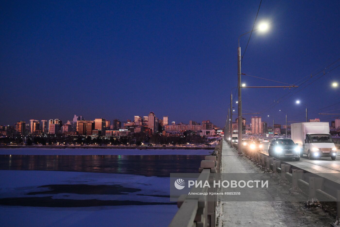 Зима в Новосибирске 