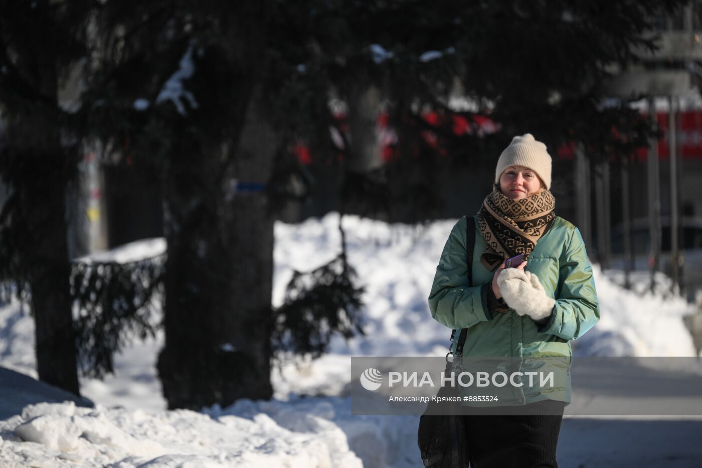 Зима в Новосибирске 